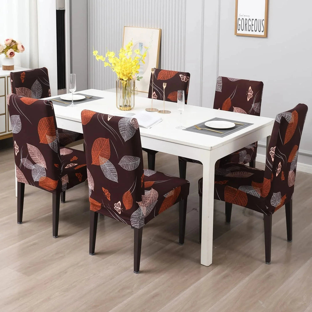 Choco Leaf Premium Chair Cover - Stretchable & Elastic Fitted Great Happy IN 2 PCS - ₹799