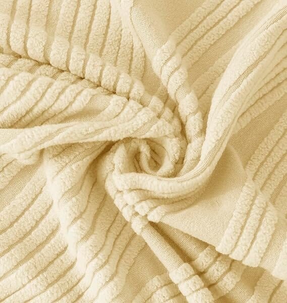 Beige Crizzle Pattern Jacquard Sofa Cover Great Happy IN