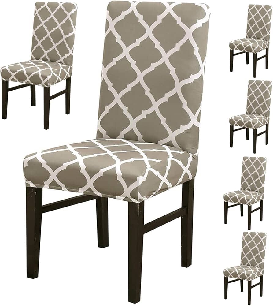 Peanut Diamond Premium Chair Cover - Stretchable & Elastic Fitted Great Happy IN 2 PCS - ₹799