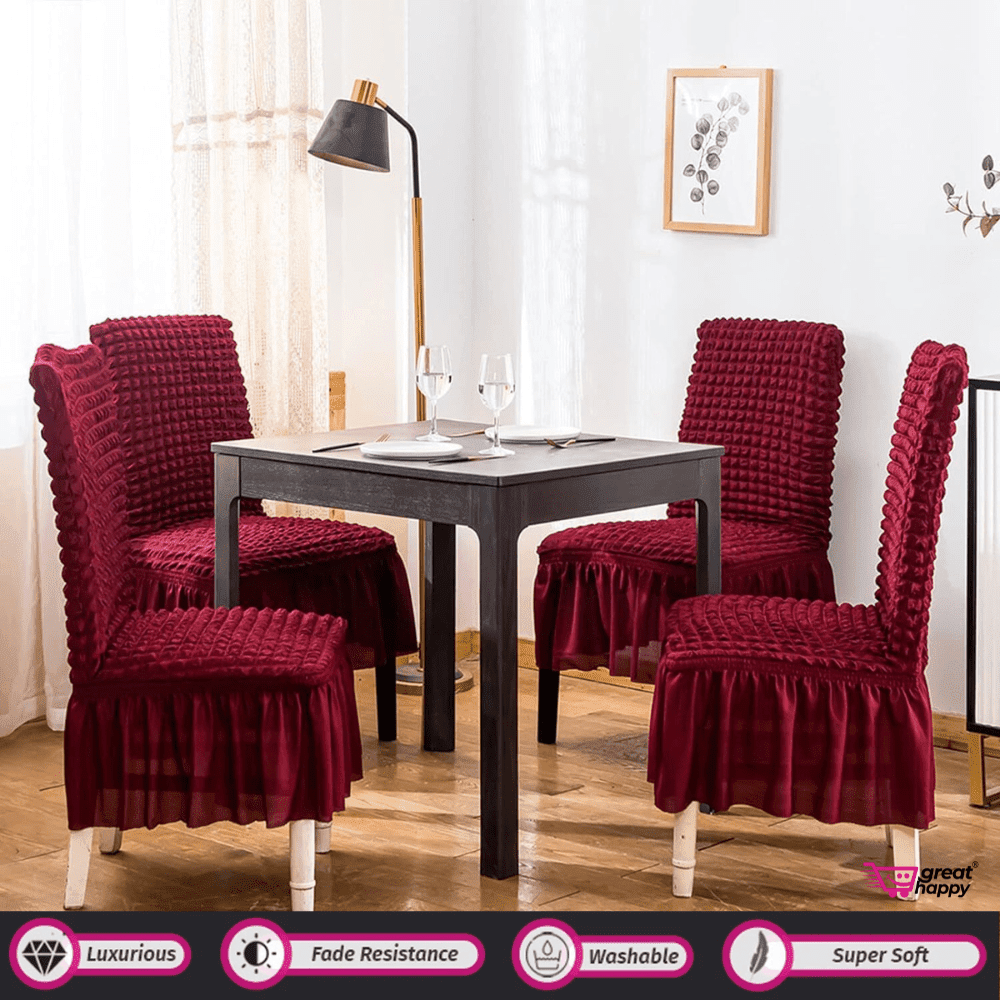 Bubble Frill Chair Covers