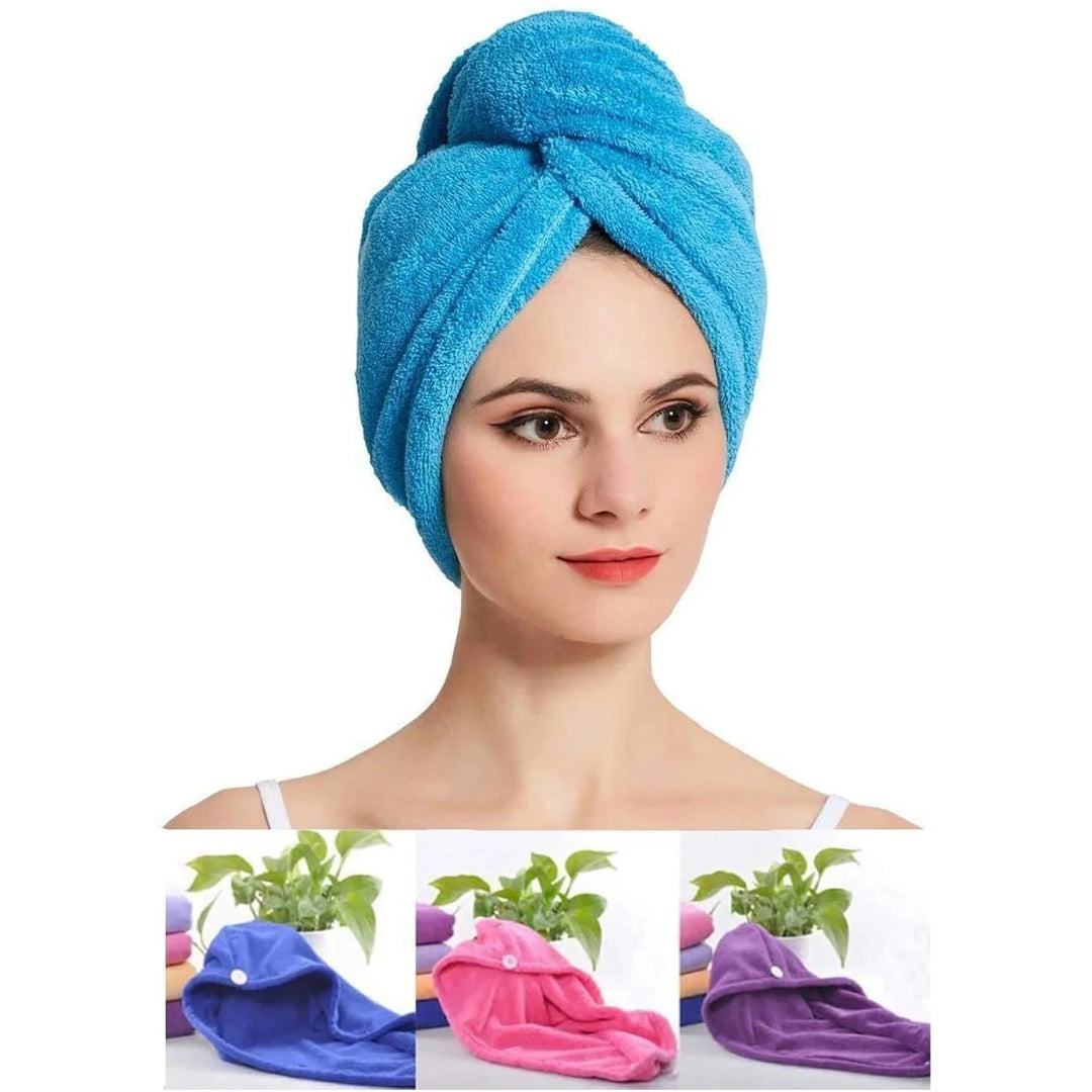 Microfiber Hair Drying Towel Great Happy IN 
