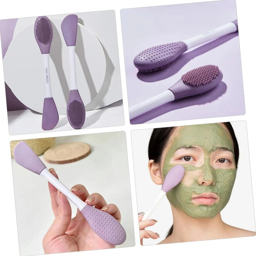 2 in 1 Silicon Makeup Remove Brush (Pack of 2) makeup Great Happy IN 