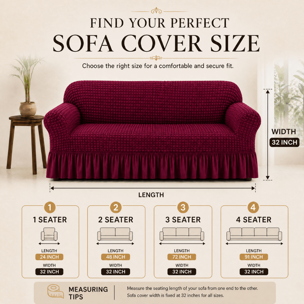 Wine Bubble Frill Sofa Cover bubble frill sofa cover Great Happy IN 