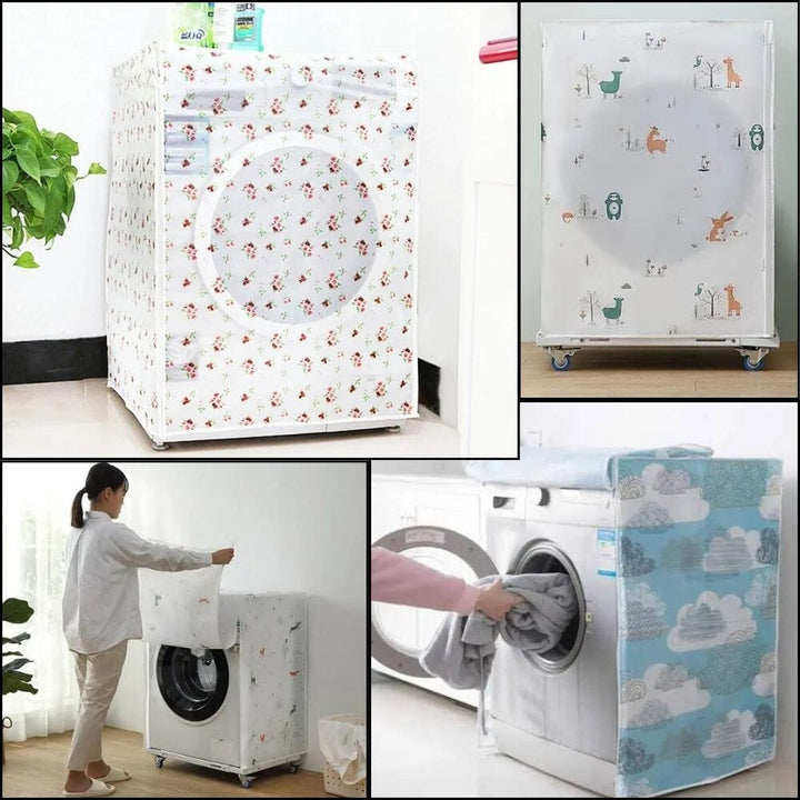 Washing Machine & Fridge Covers Combo Great Happy IN 