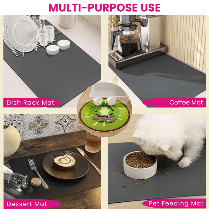 Quick Dry Kitchen Mat Great Happy IN 