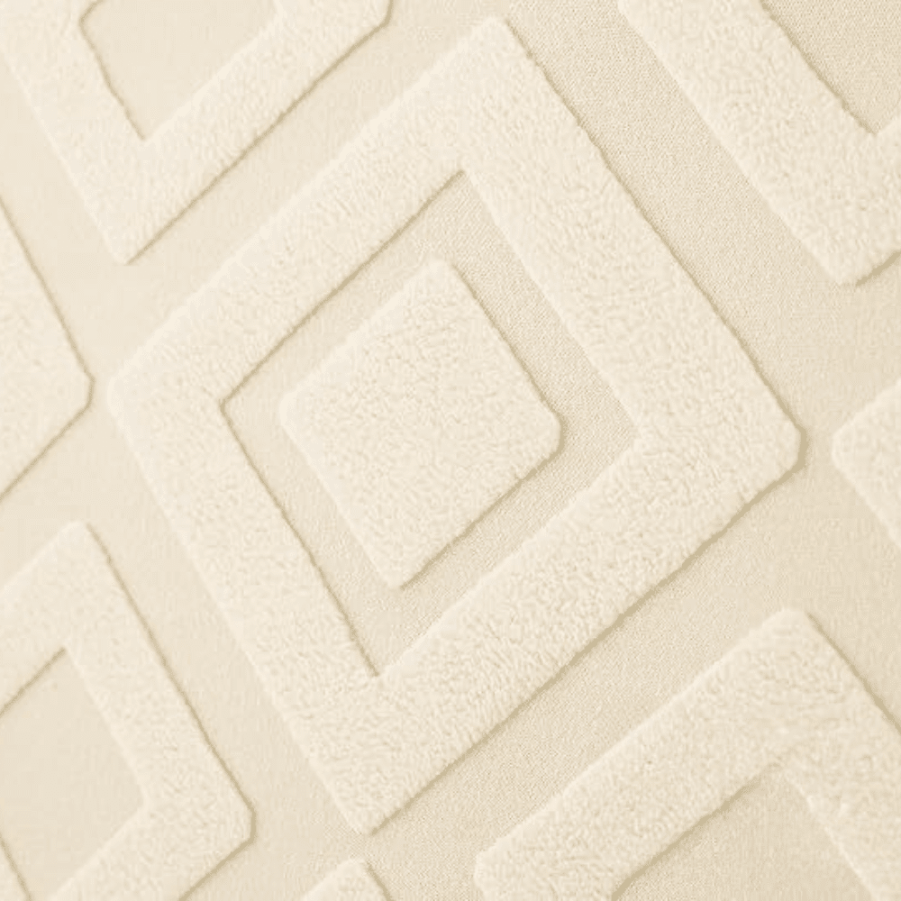 Beige Diamond Texture Jacquard Sofa Cover Great Happy IN 