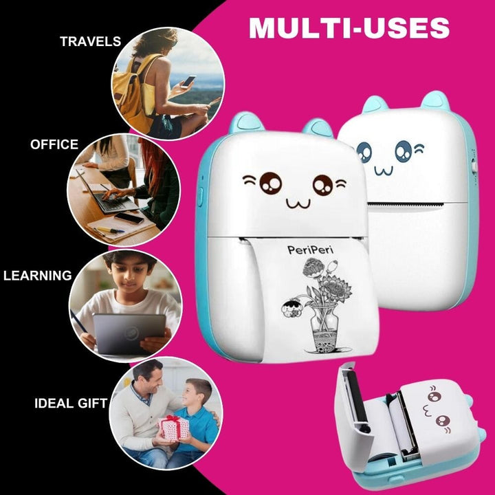 Vision Pro Mini Printer - (1 Sticker Roll Free) Printer Great Happy IN 