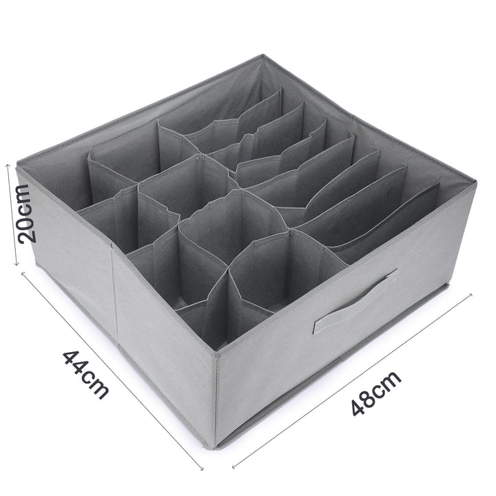 16-Cell Foldable Drawer Organizer Box Great Happy IN 