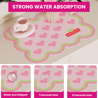 Quick Dry Kitchen Mat Great Happy IN 