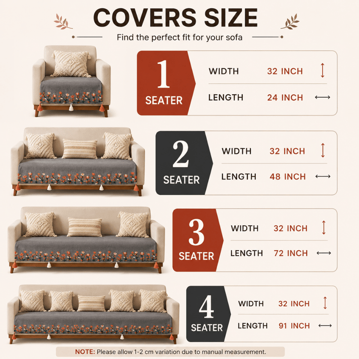 Gulmohar Grey Jute Cotton Sofa Cover jute sofa cover Great Happy IN 