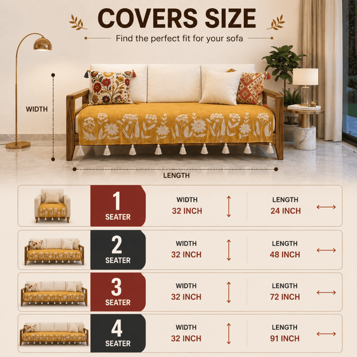 Sarson Jute Cotton Sofa Cover jute sofa cover Great Happy IN 