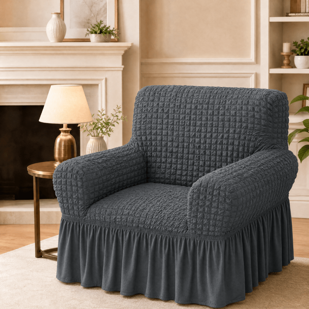 Bubble Frill Sofa Cover