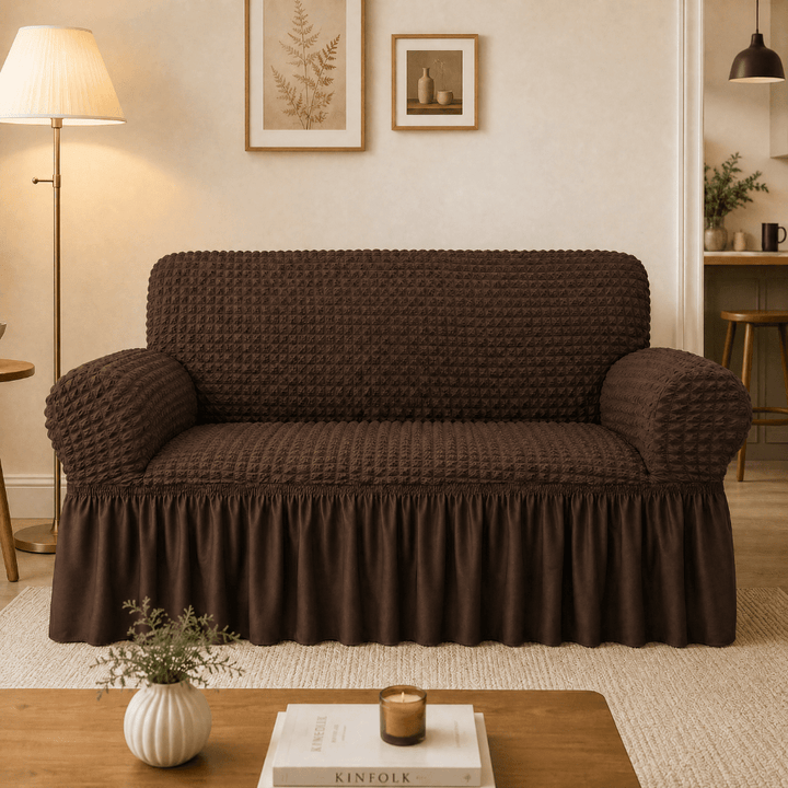 Bubble Frill Sofa Cover