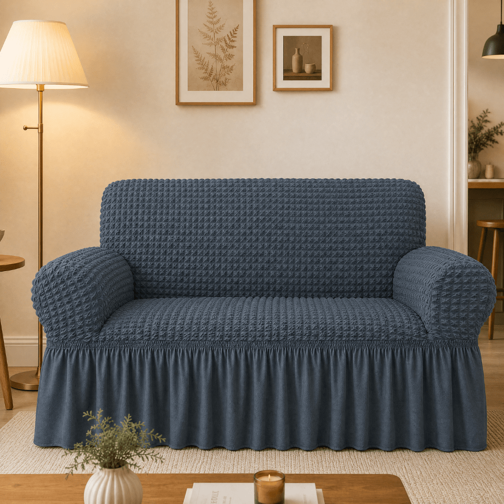 Bubble Frill Sofa Cover