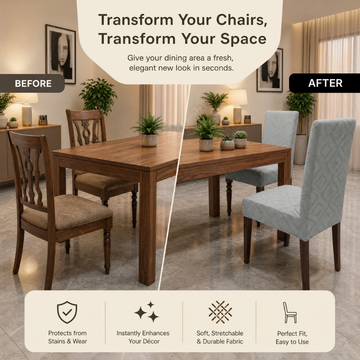 Diamond Stone Premium Stretchable Chair Cover
