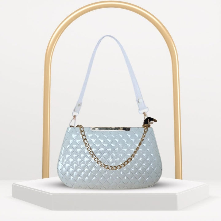 Compact & Stylish Women's Bag Bag Great Happy IN Diamond White 