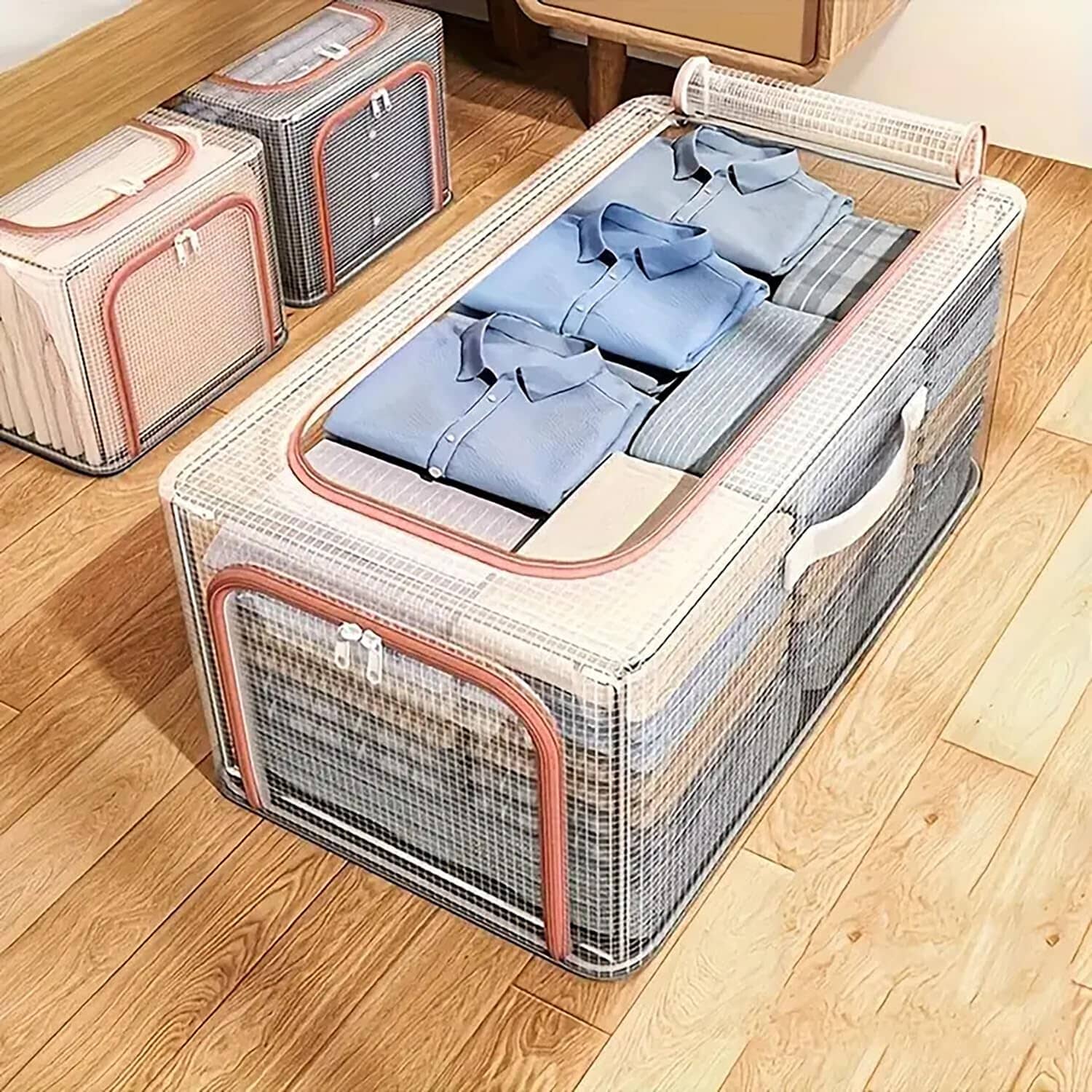 31 L Transparent Clothes Storage Box Great Happy IN 