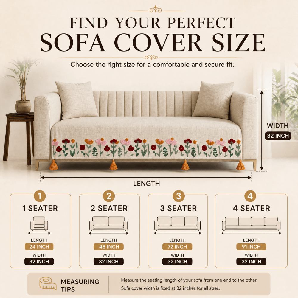 Gulistan Jute Cotton Sofa Cover jute sofa cover Great Happy IN 