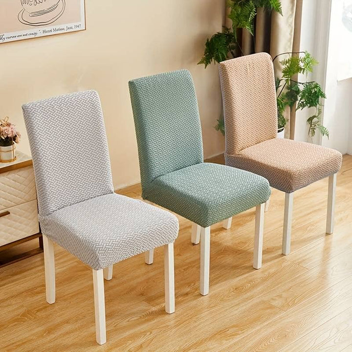Pastel Green Polar Fleece Premium Chair Cover - Stretchable & Elastic Fitted Great Happy IN 