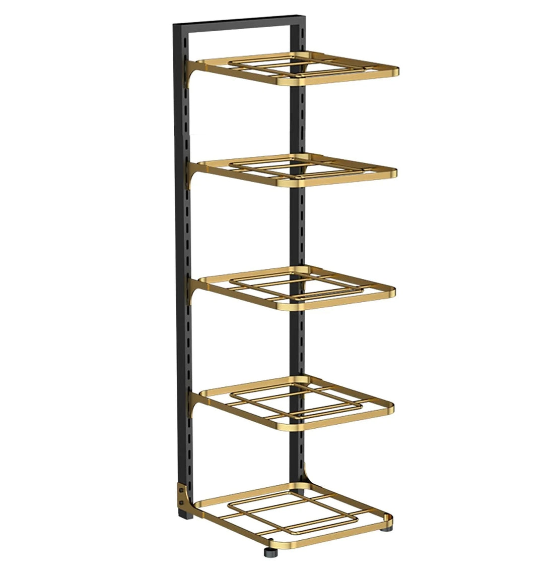 5-Layer Adjustable Pots & Pans Organizer Rack Great Happy IN 