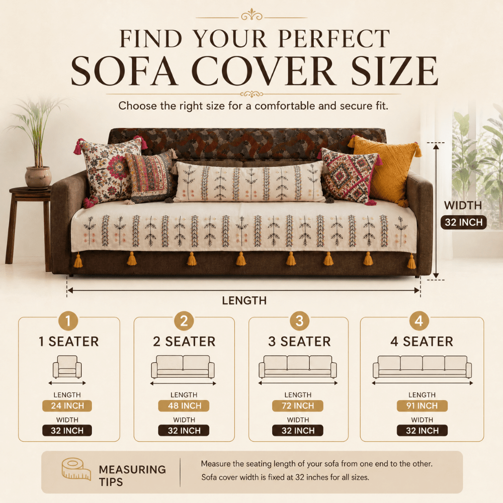 Sage Ivory Jute Cotton Sofa Cover jute sofa cover Great Happy IN 