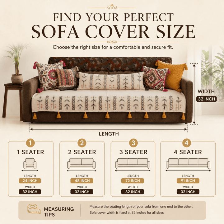 Sage Ivory Jute Cotton Sofa Cover jute sofa cover Great Happy IN 