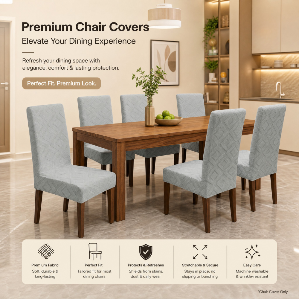 Diamond Stone Premium Stretchable Chair Cover