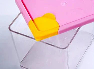 6-Piece Stackable Food Storage Box Set Great Happy IN 