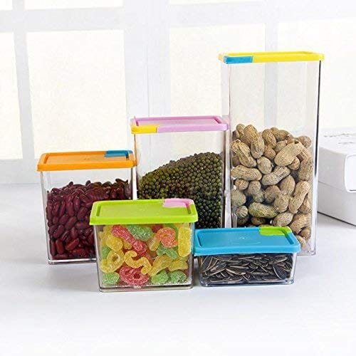 6-Piece Stackable Food Storage Box Set Great Happy IN 