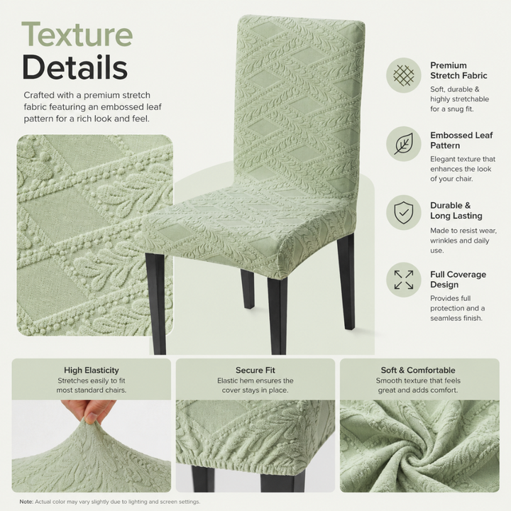 Heritage Green Premium Stretchable Chair Cover
