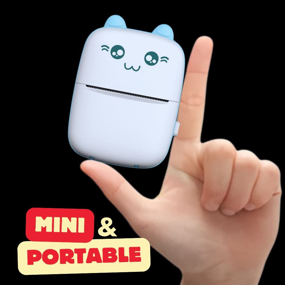 Vision Pro Mini Printer - (1 Sticker Roll Free) Printer Great Happy IN 
