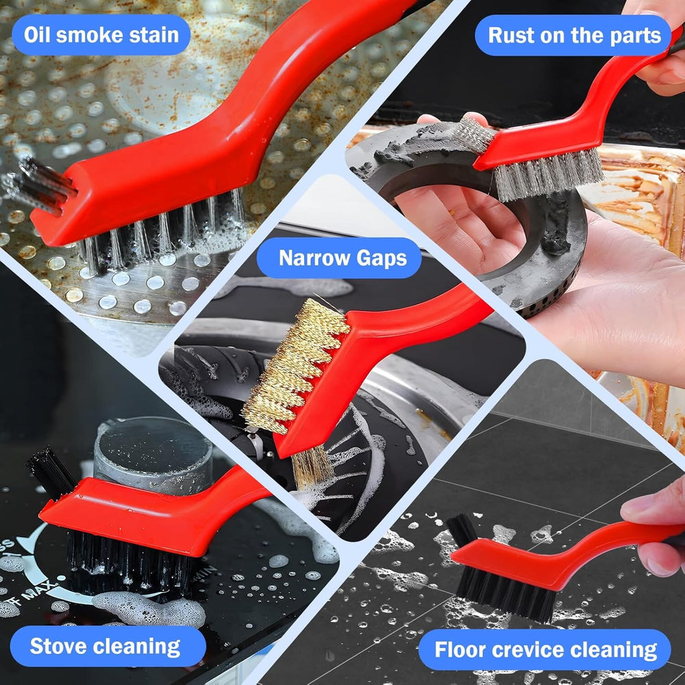 Gas Stove Cleaning Brush (3 PCS) Great Happy IN 