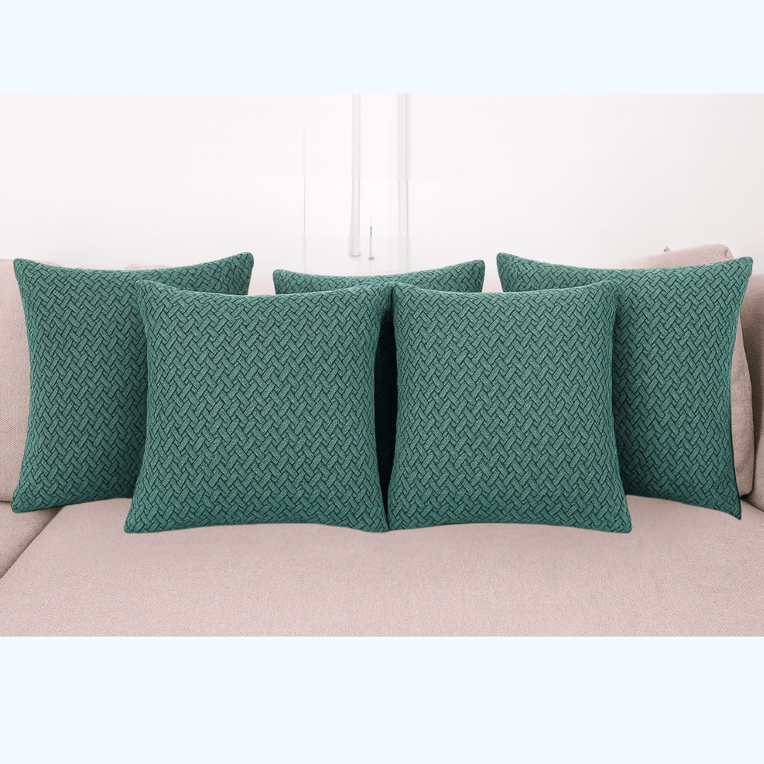 Green Polar Fleece Cushion Covers Great Happy IN 5 Cushion Cover 