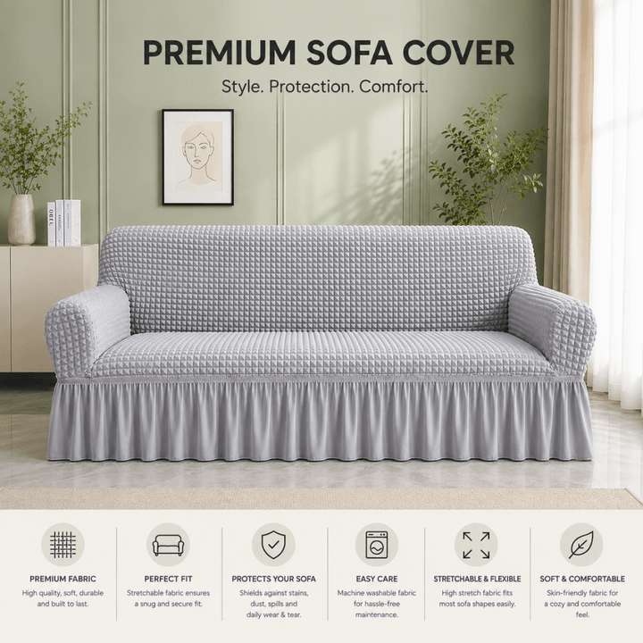 Smoke Bubble Frill Sofa Cover bubble frill sofa cover Great Happy IN 