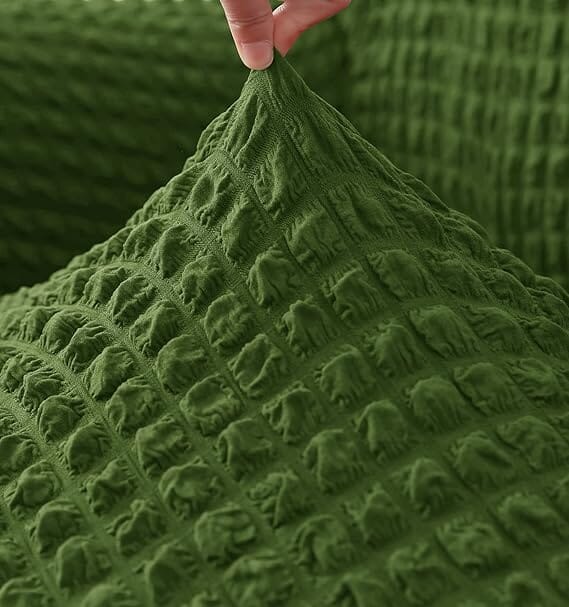Green Bubble Frill Sofa Cover Great Happy IN 