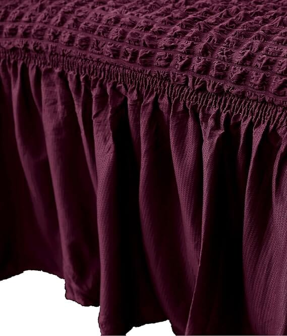 Wine Bubble Frill Sofa Cover Great Happy IN 