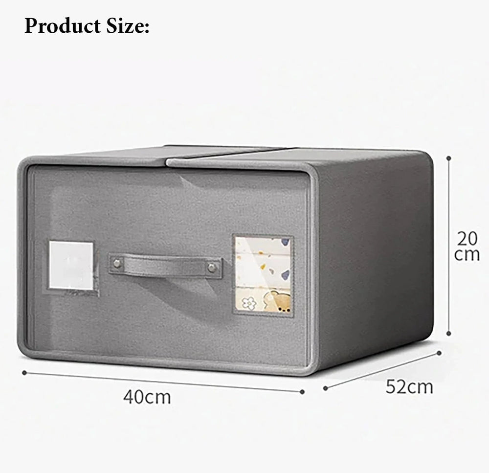 Large Non-Woven Storage Bag – Breathable Clothes & Bed Sheet Organizer Great Happy IN 