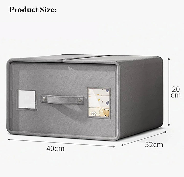 Large Non-Woven Storage Bag – Breathable Clothes & Bed Sheet Organizer Great Happy IN 