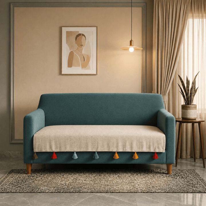 Beige Sadhaa 2 Seater 