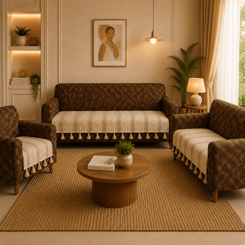 Boho Tassel 3+2+1 Seater 