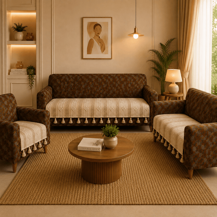 Boho Tassel 3+2+1 Seater 