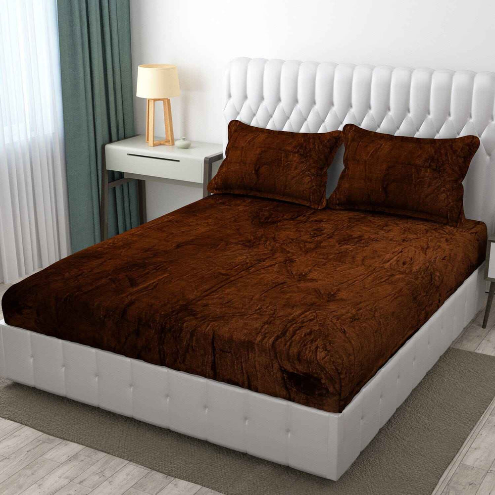 Warm Elastic Fitted Bedsheet (Winter Special)