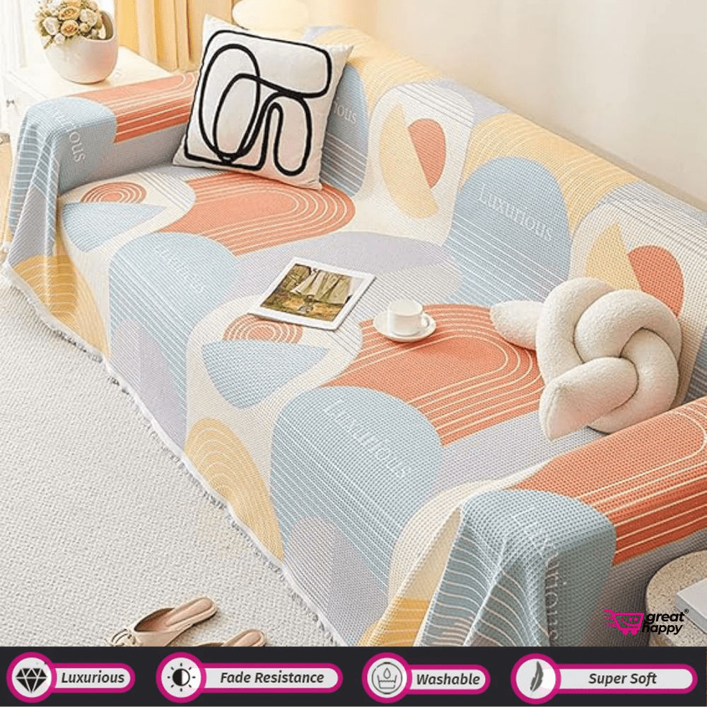 Boho Sofa Cover Great Happy IN Candy 1 Seater 