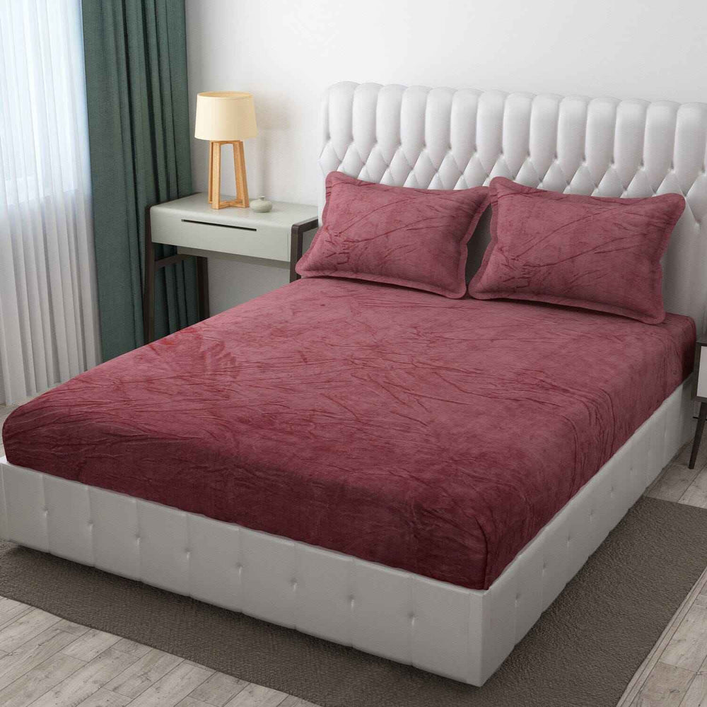 Warm Elastic Fitted Bedsheet (Winter Special)
