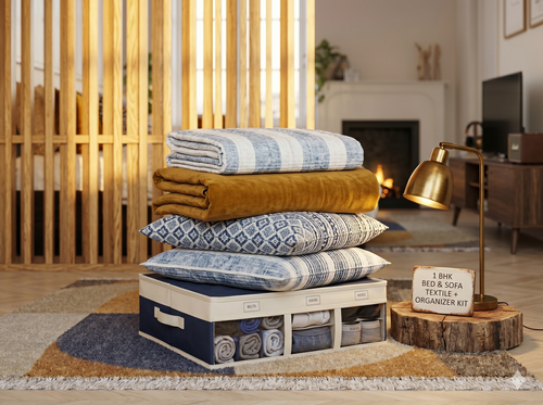 3D Leaf Jacquard Sofa Cover