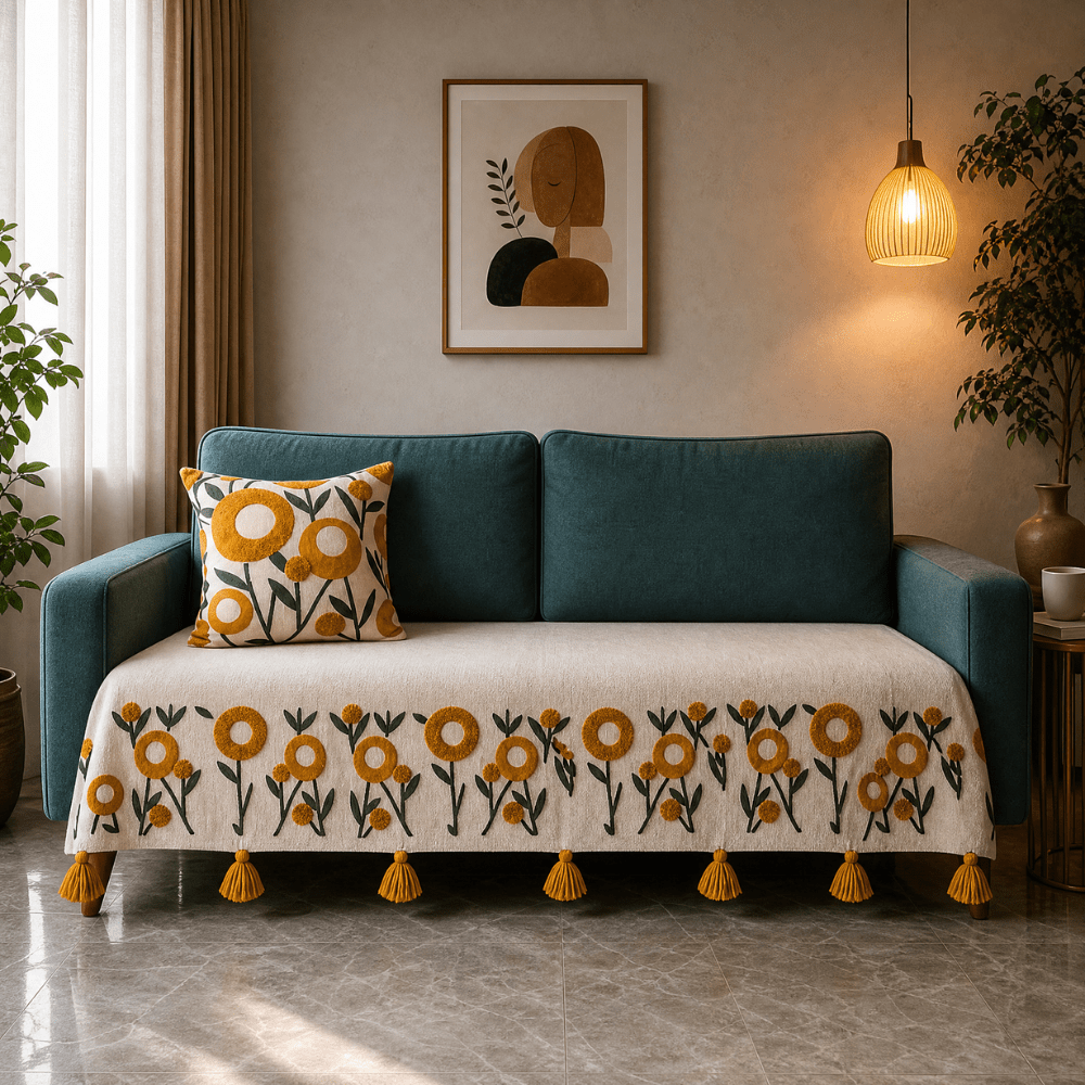 Genda Tufted 3 Seater