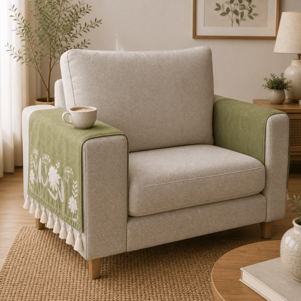 Jute Cotton Sofa Cover jute sofa cover Great Happy IN 