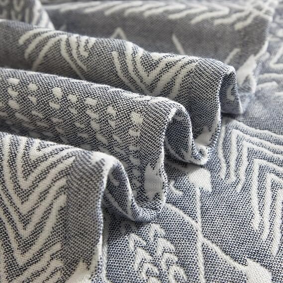 Grey Boho Throw Sofa Cover Great Happy IN 