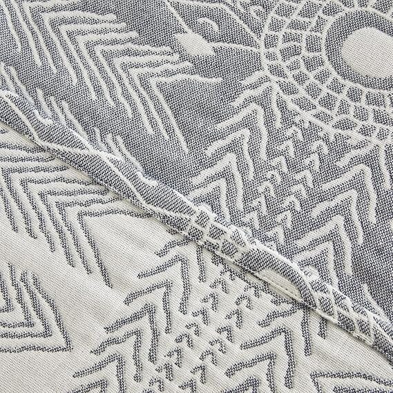 Grey Boho Throw Sofa Cover Great Happy IN 