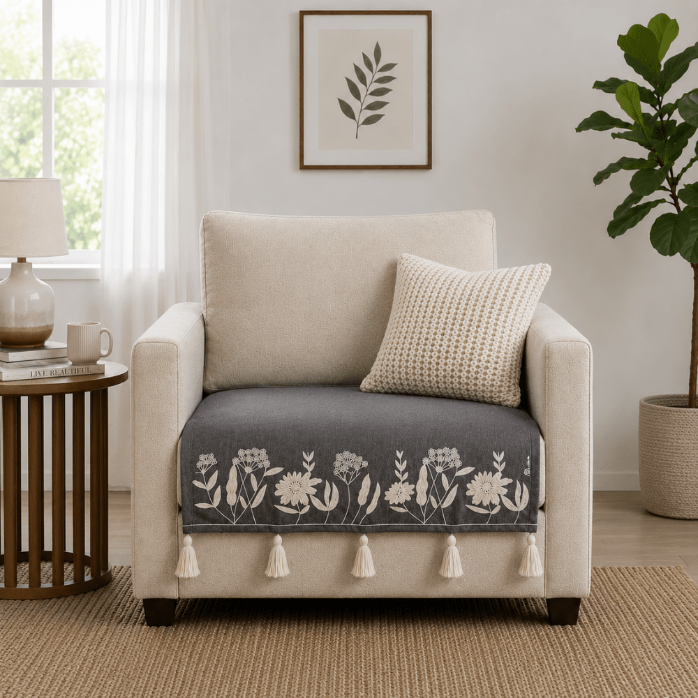 Jute Cotton Sofa Cover jute sofa cover Great Happy IN 